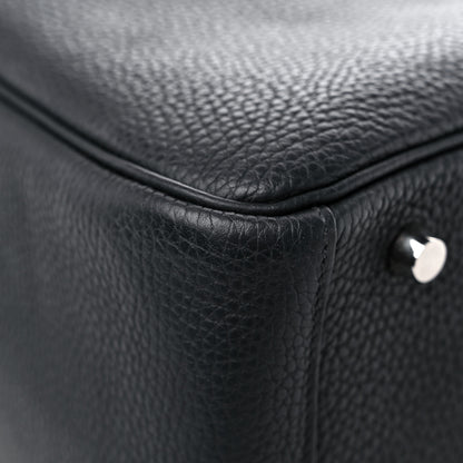 Hermes Taurillon Clemence Lindy 30 Black 10 of 11
