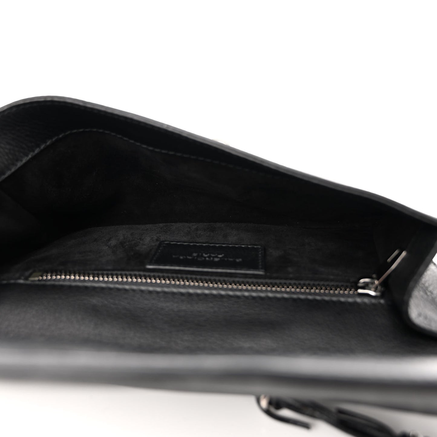 Calfskin Barb Wire Flap Shoulder Bag Black