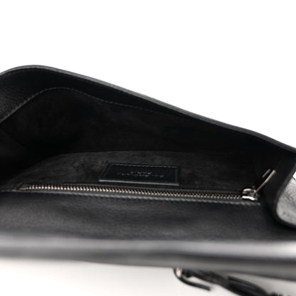 Balenciaga Calfskin Barb Wire Flap Shoulder Bag Black 5 of 13