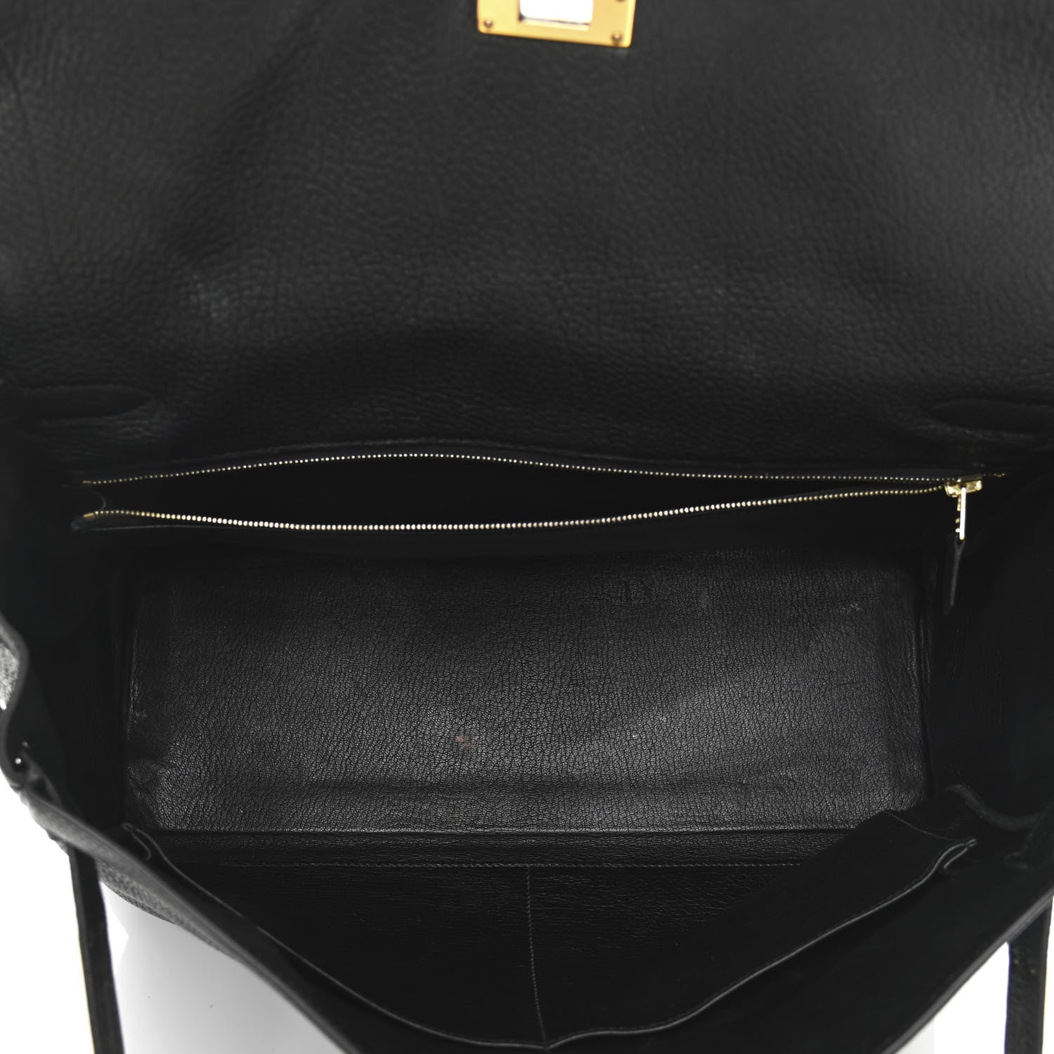 Hermes Taurillon Clemence Kelly Retourne 35 Black 4 of 13