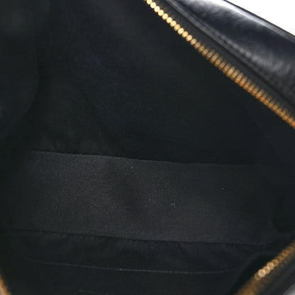 Saint Laurent Calfskin Matelasse Monogram Lou Camera Bag Black 5 of 10