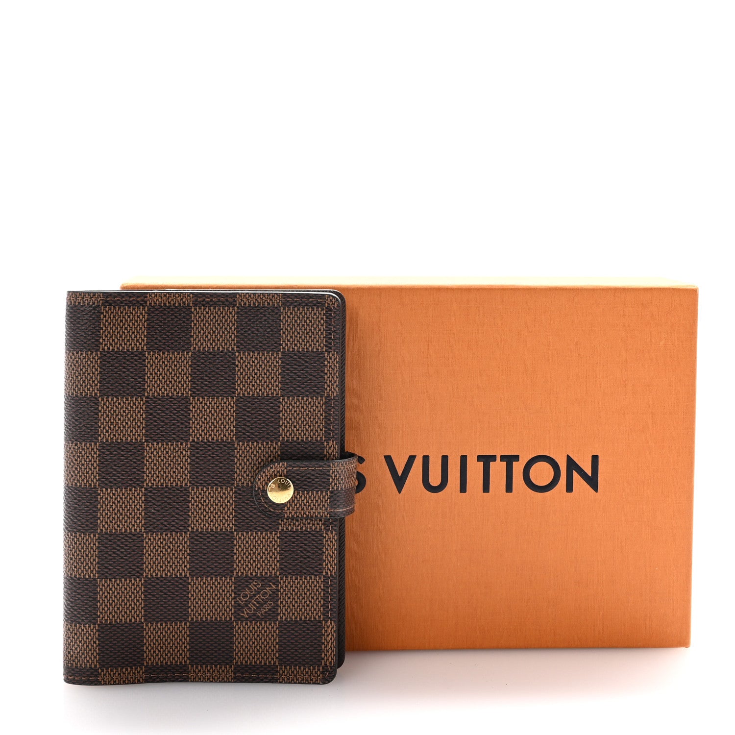 Louis Vuitton Damier Ebene Small Ring Agenda Cover 7 of 7