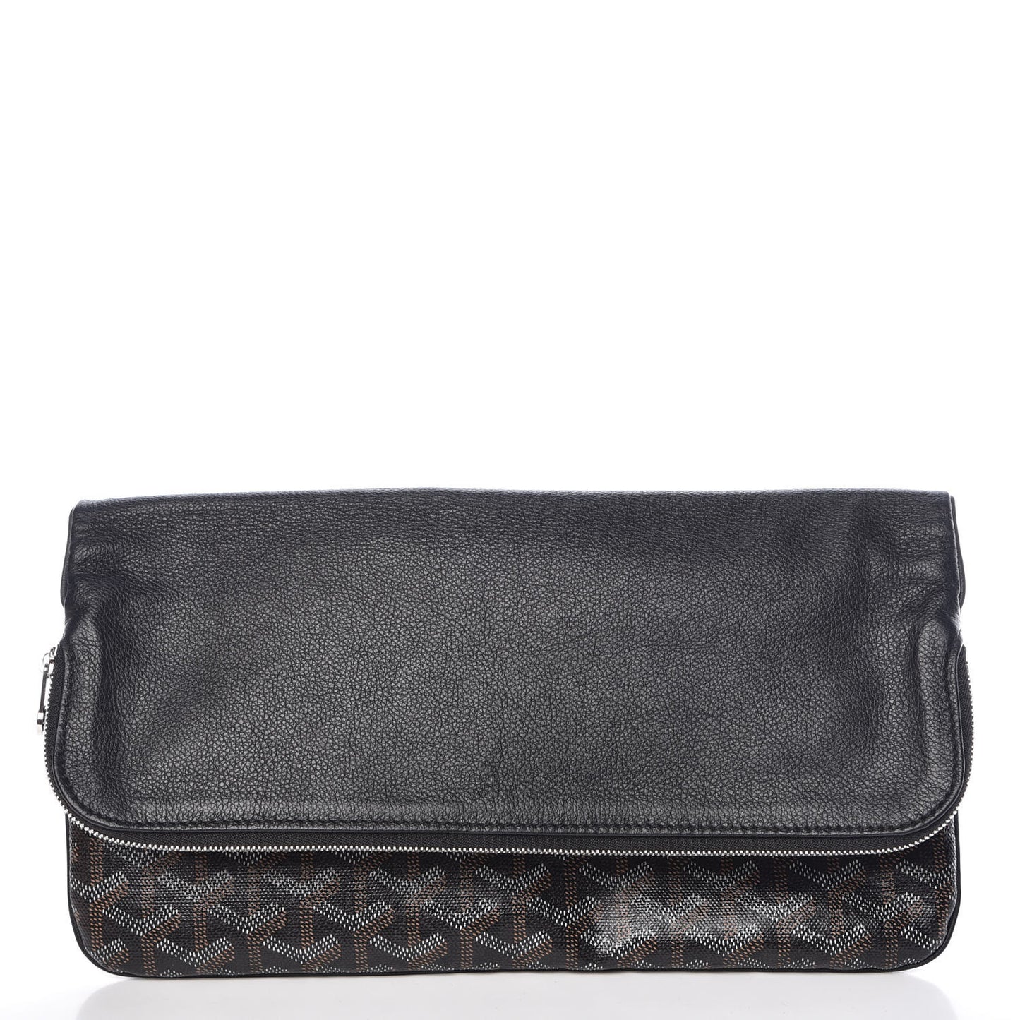 Goyardine Sainte Marie Soft Clutch Black