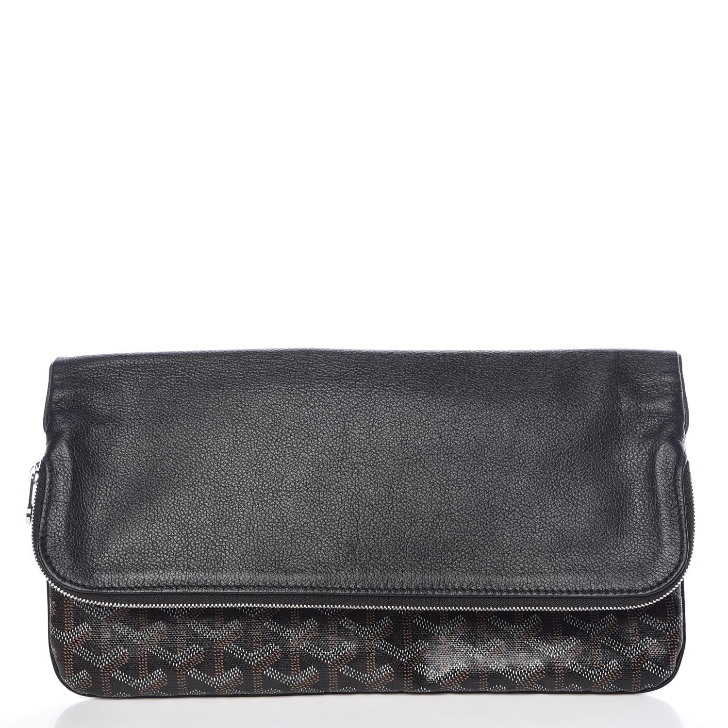 Goyard Goyardine Sainte Marie Soft Clutch Black 3 of 10