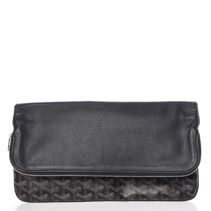 Goyard Goyardine Sainte Marie Soft Clutch Black 3 of 10
