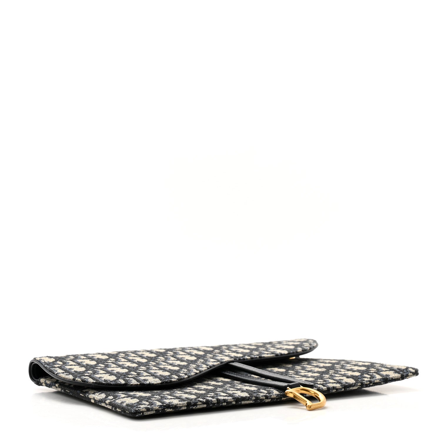 Christian Dior Oblique Saddle Pouch Blue 4 of 8