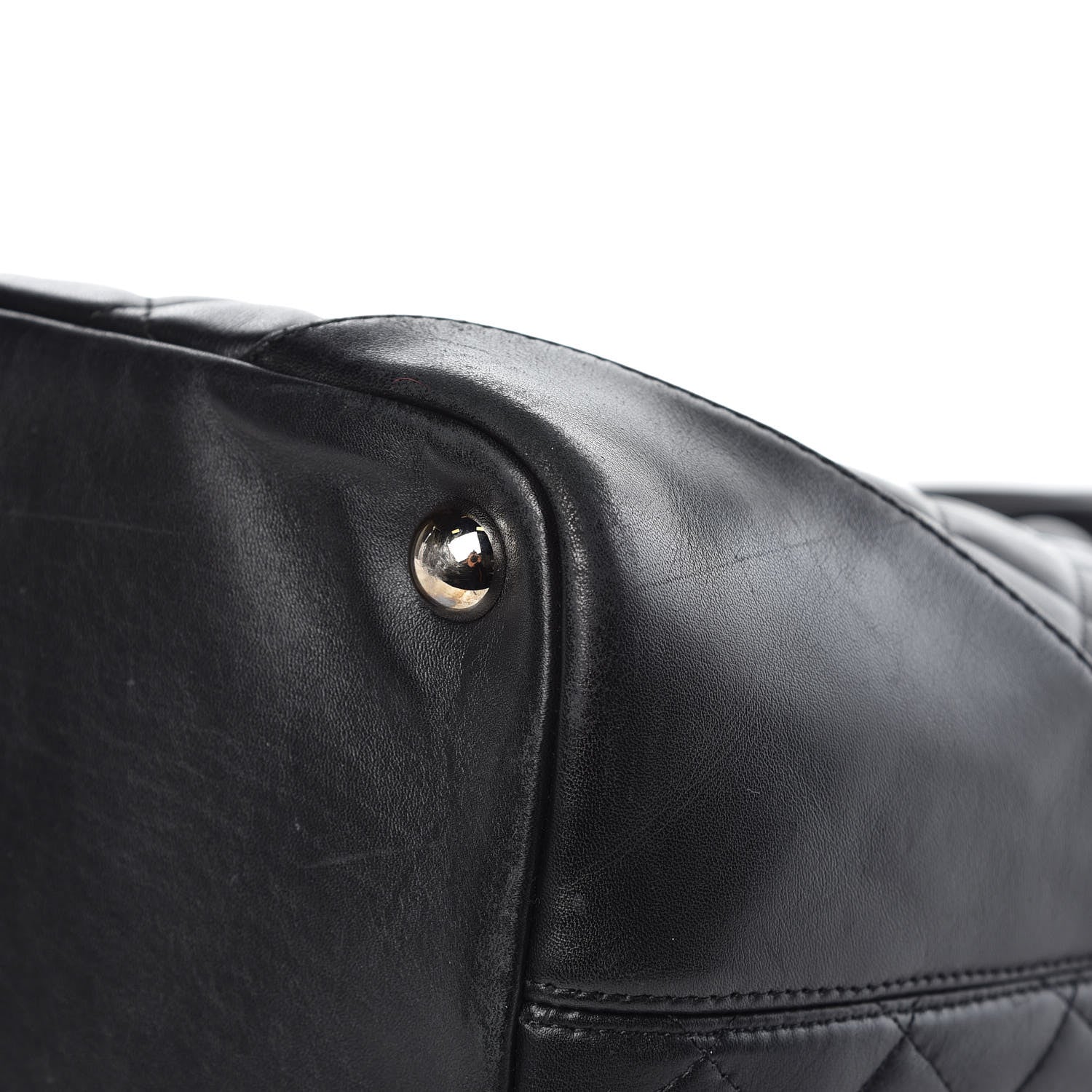 Chanel Calfskin Quilted Large Cambon Tote Black 11 of 16