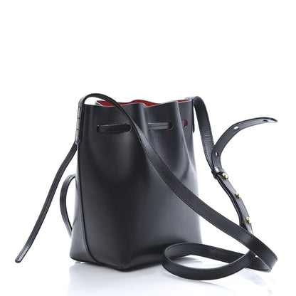 Mansur Gavriel Calfskin Mini Bucket Bag Black Flamma 3 of 10