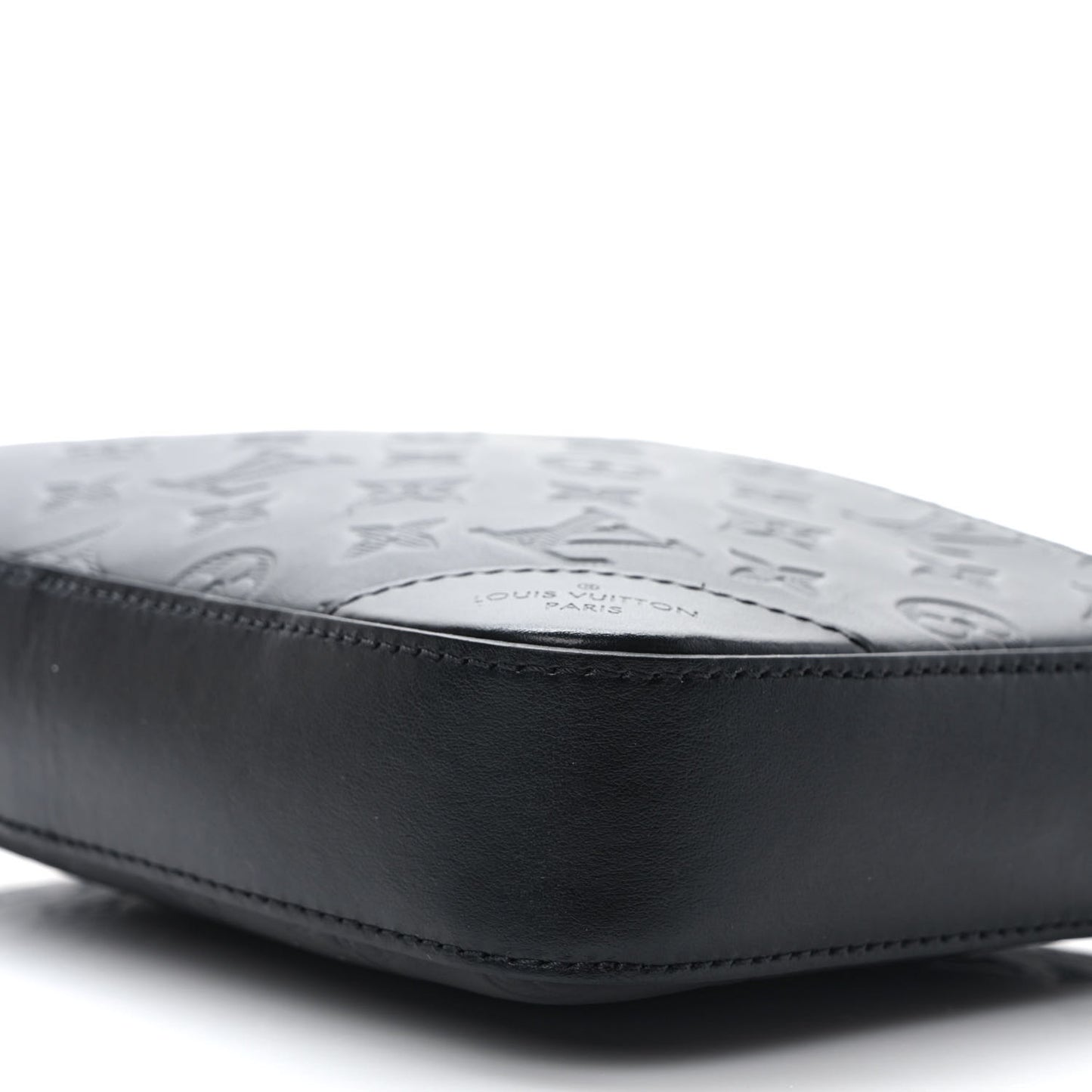 Calfskin Monogram Shadow Duo Messenger Black