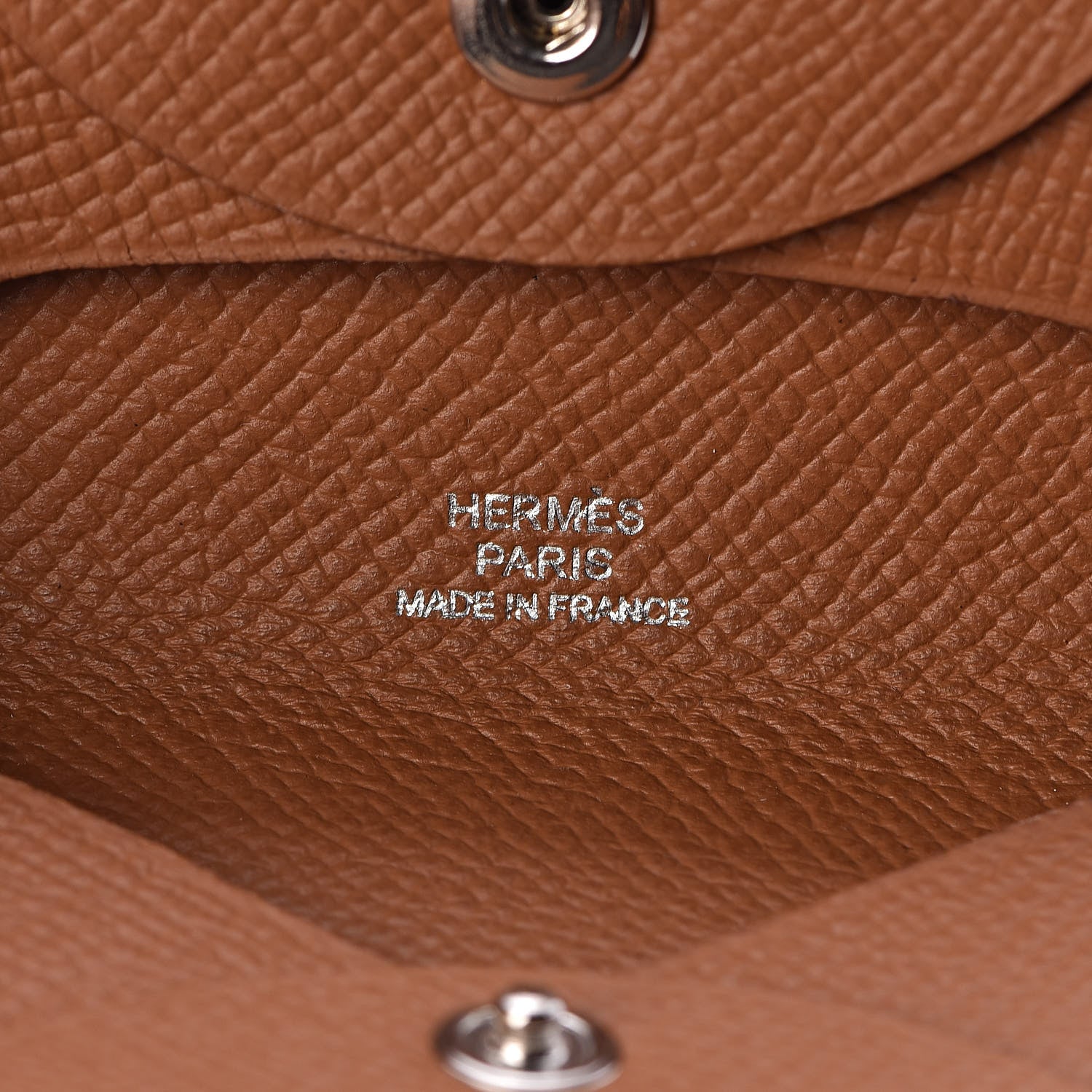 Hermes Epsom Bastia Coin Purse Gold 6 of 7