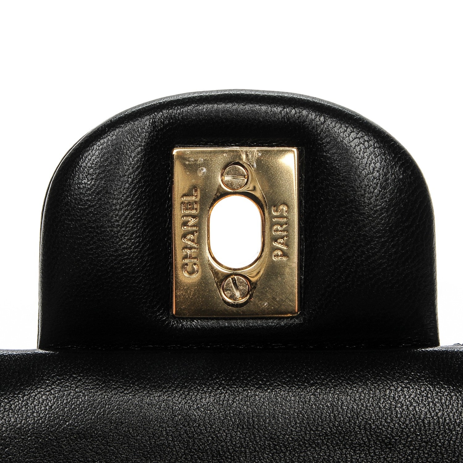 Chanel Lambskin Quilted Medium Double Flap Black 5 of 8
