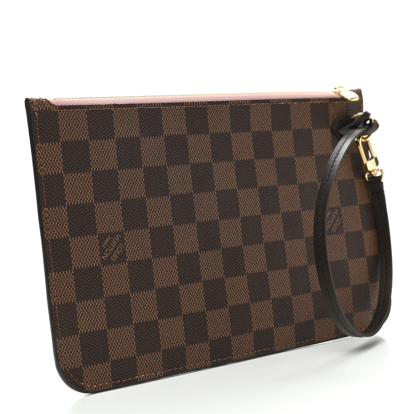 Damier Ebene Neverfull MM GM Pochette Rose Ballerine