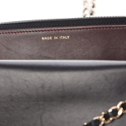 Chanel Lambskin Quilted Trendy CC Wallet On Chain WOC Black 7 of 11