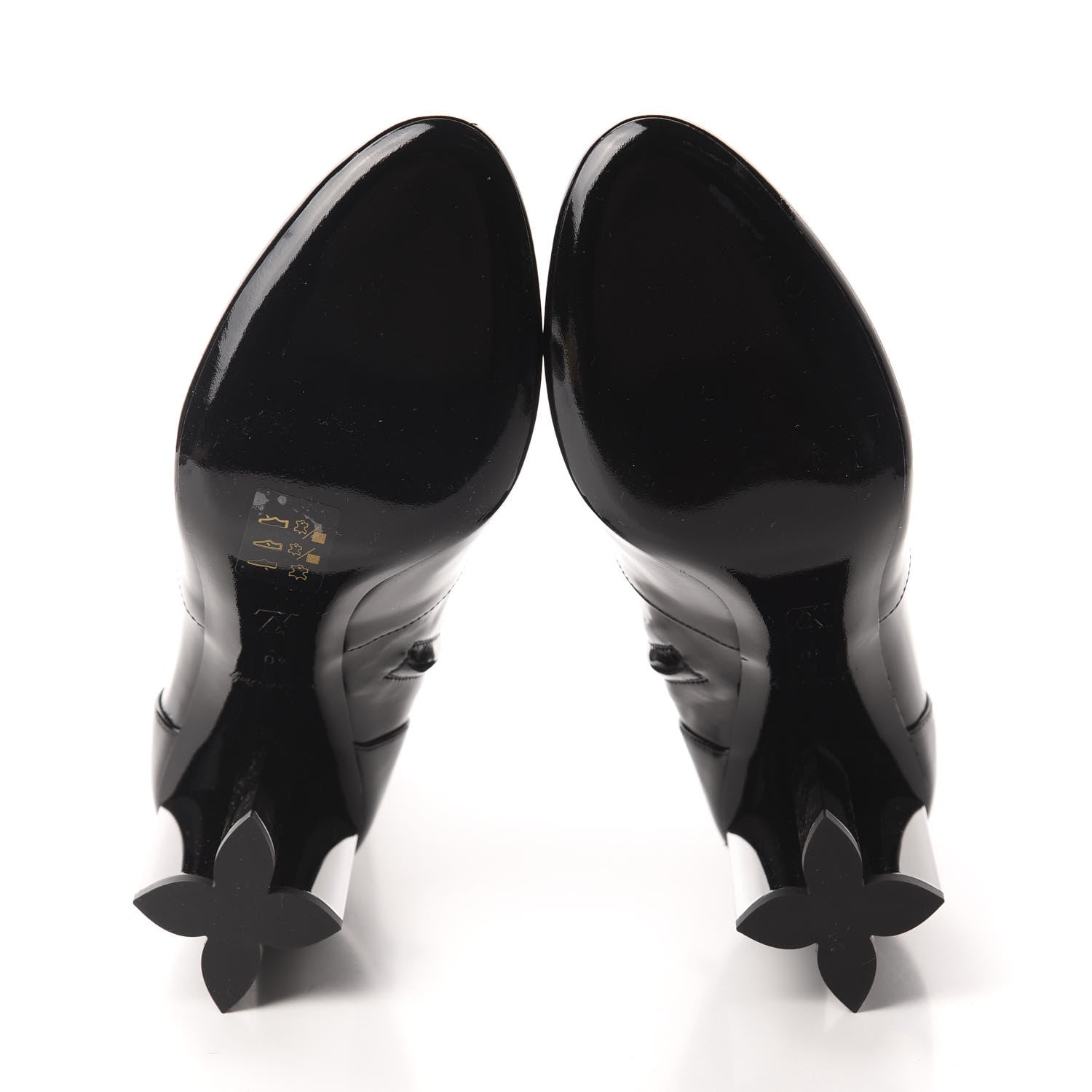 Louis Vuitton Patent Silhouette Ankle Boots 40 Black 11 of 12