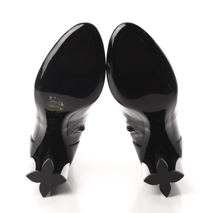 Louis Vuitton Patent Silhouette Ankle Boots 40 Black 11 of 12