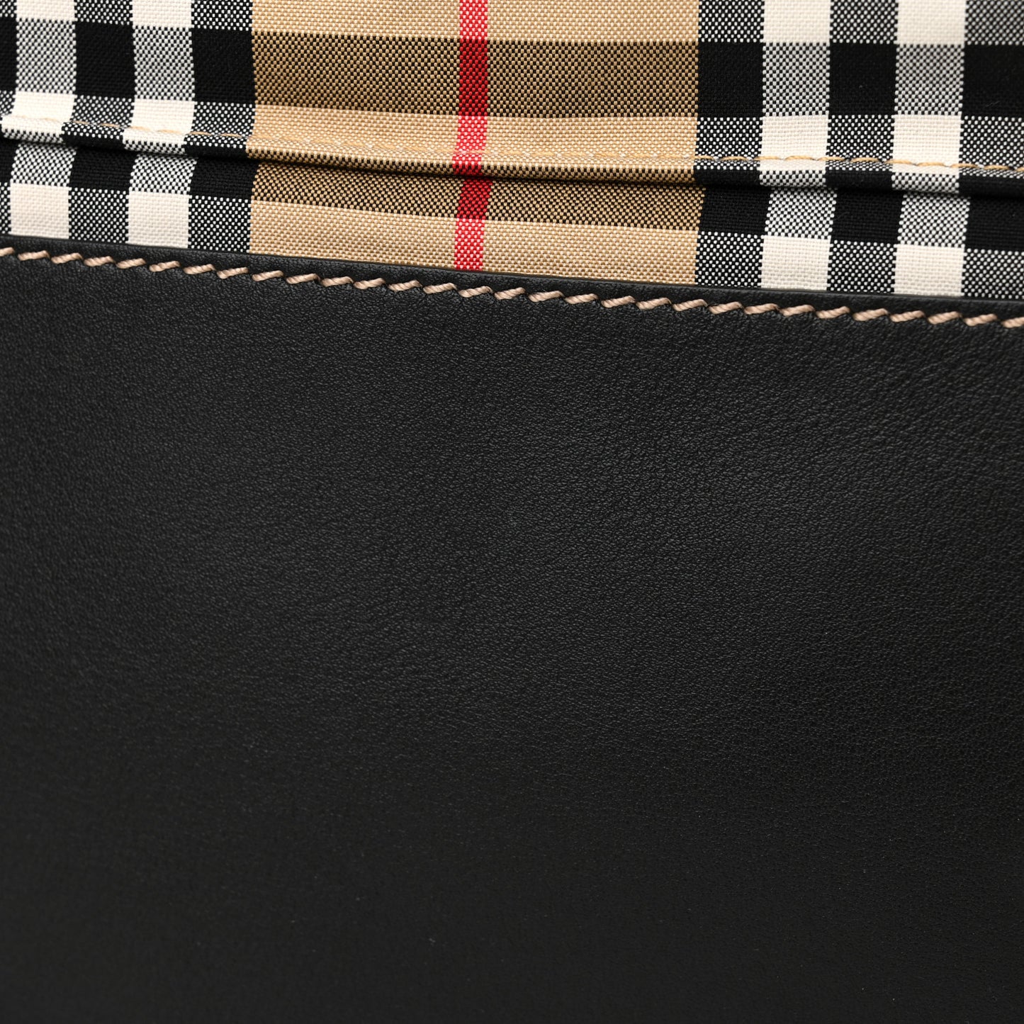 Nylon Vintage Check Medium Rucksack Backpack Antique Yellow