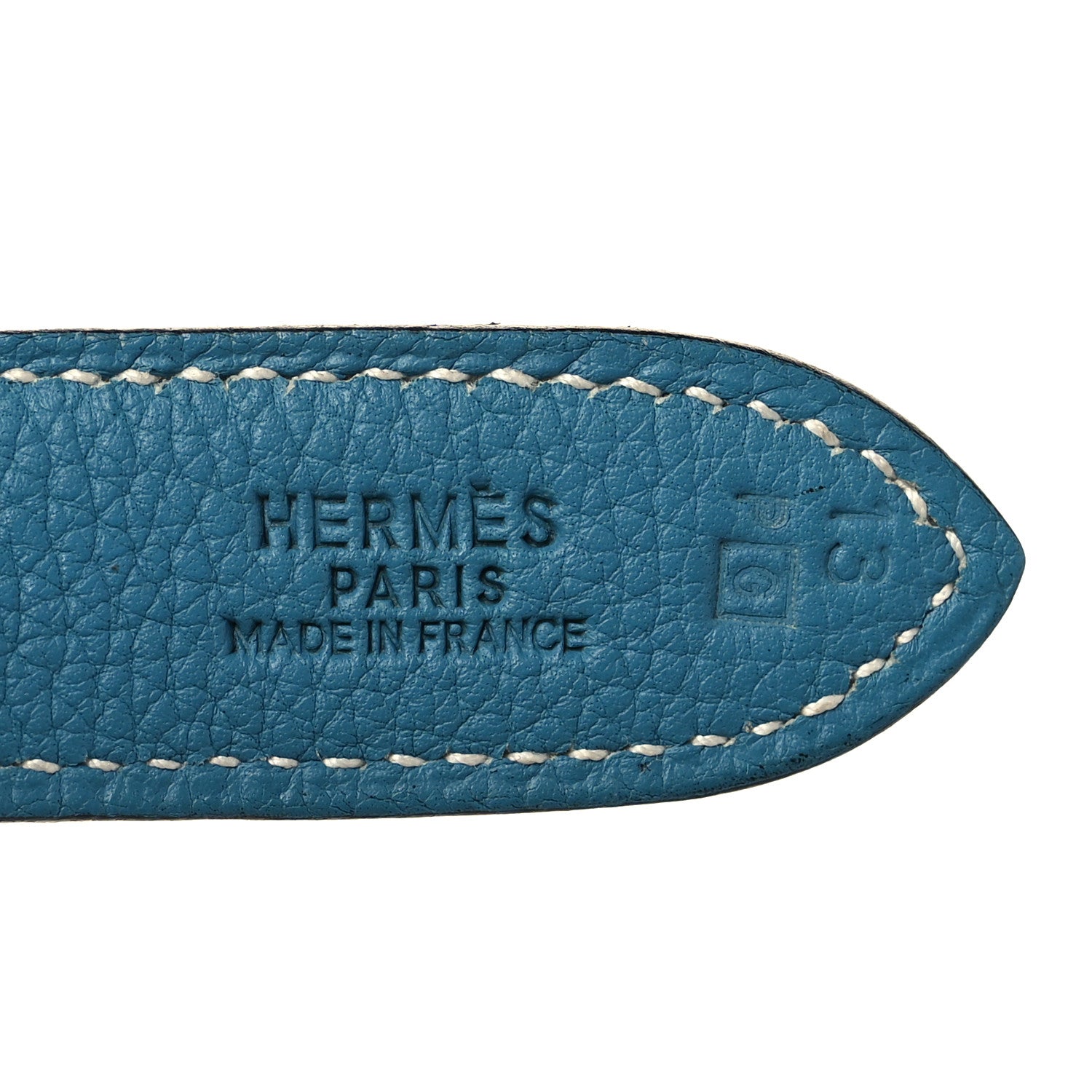 Hermes Togo Trim II 31 Hobo Bleu Jean 6 of 8