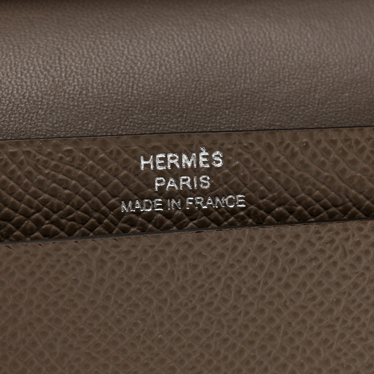 Hermes Epsom Bearn Card Holder Wallet Etain 6 of 6