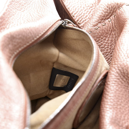 Fendi Cuoio Romano Selleria Large Linda Satchel Bronzo 8 of 23