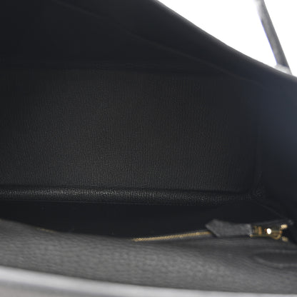Hermes Togo Kelly Retourne 28 Black 5 of 10