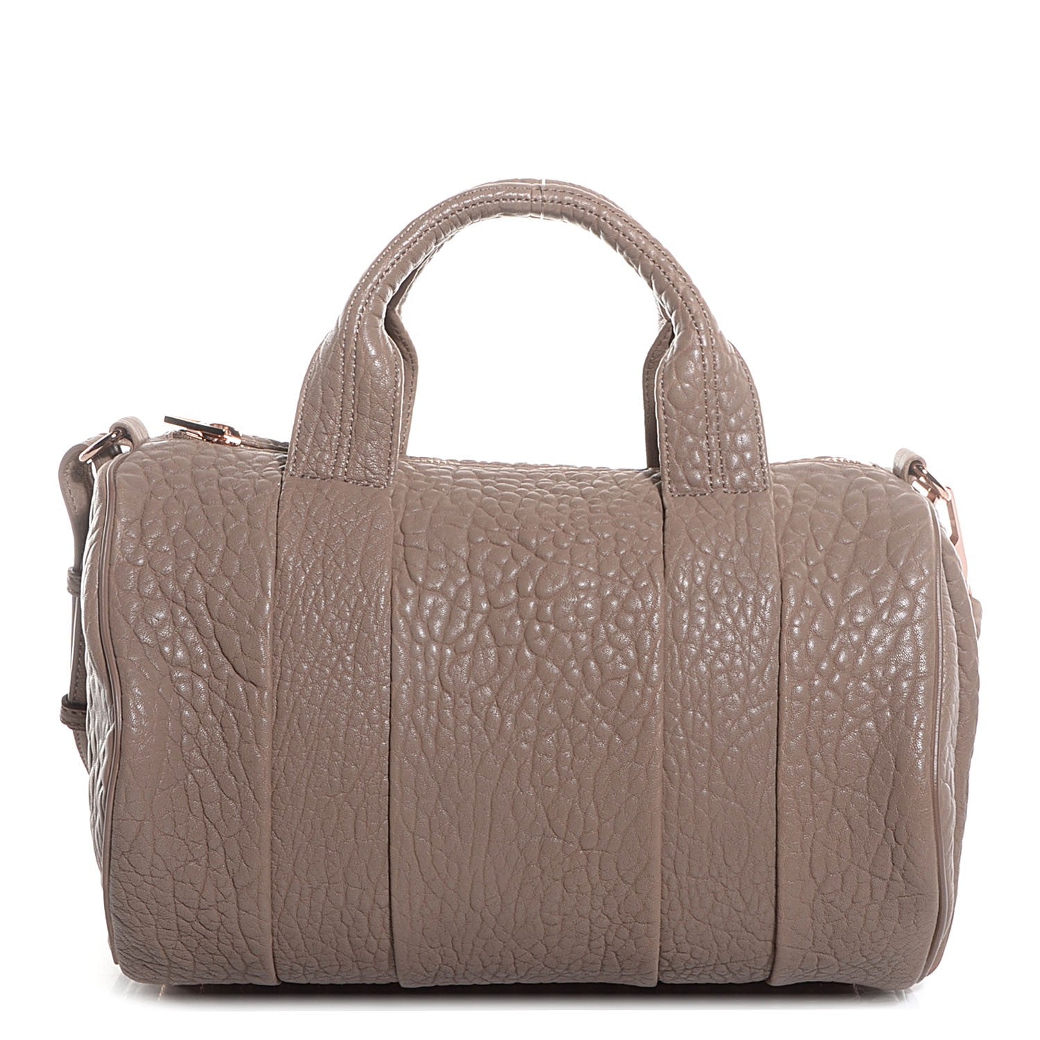 Alexander Wang Pebbled Lambskin Rocco Latte 1 of 9