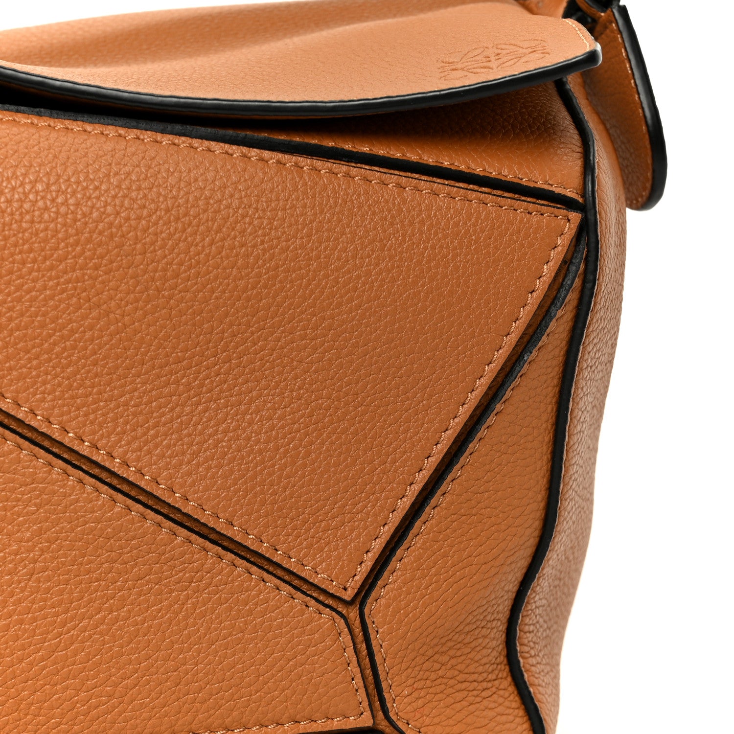 Loewe Calfskin Medium Puzzle Bag Tan 9 of 11