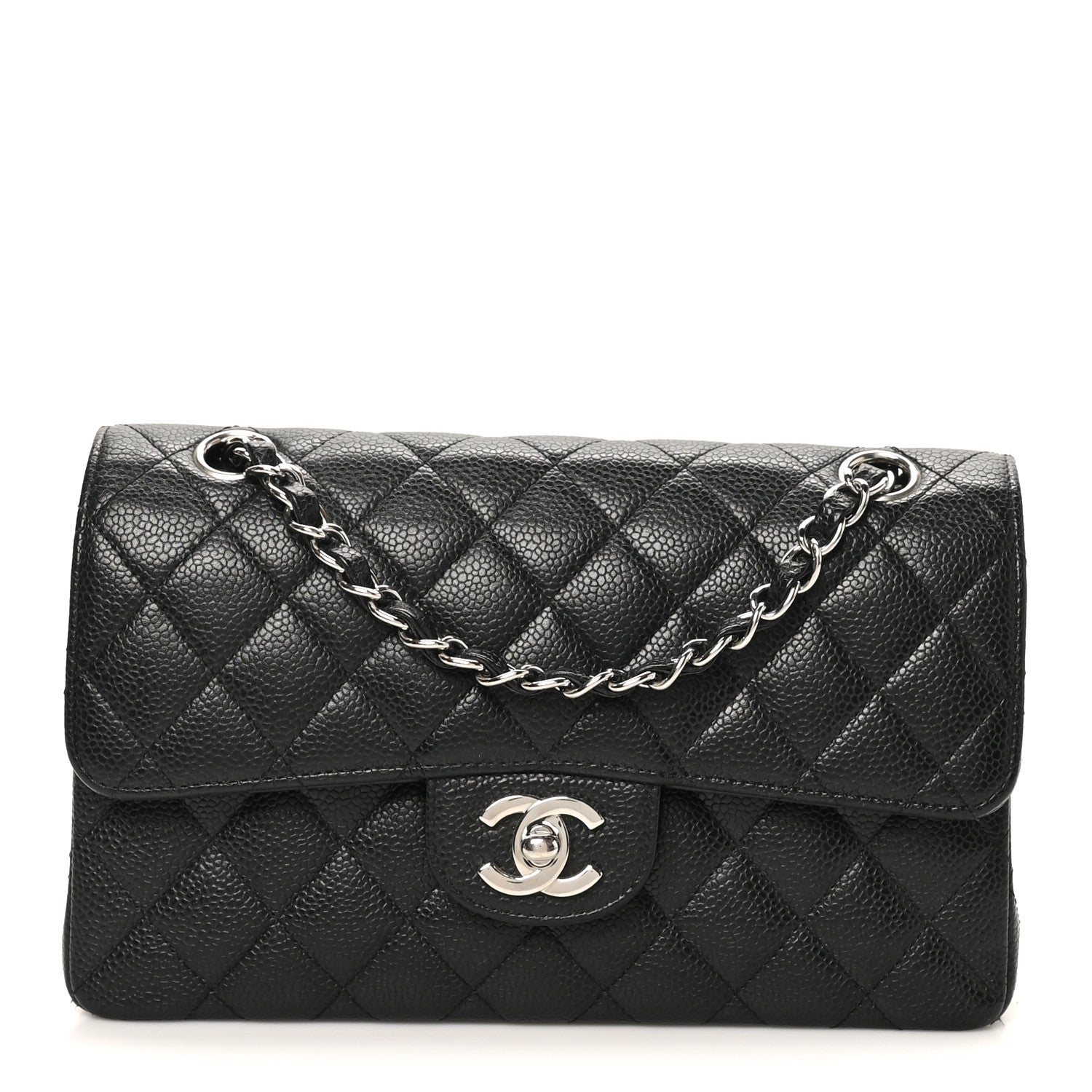 Chanel Caviar Quilted Small Double Flap Black 1 of 10
