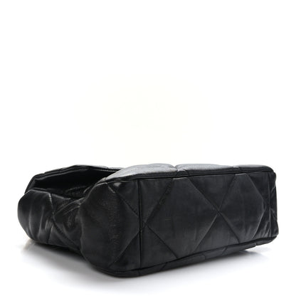 Chanel Lambskin Quilted Large Chanel 19 Flap Black 4 of 9