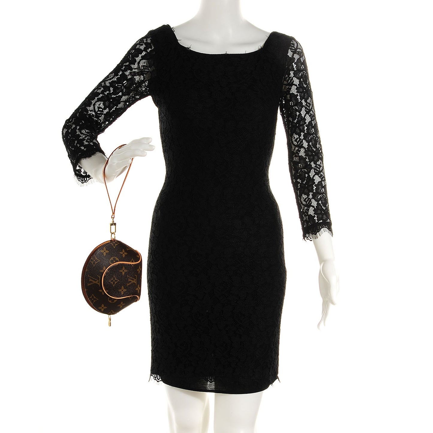 Monogram Mini Ellipse Wristlet Clutch