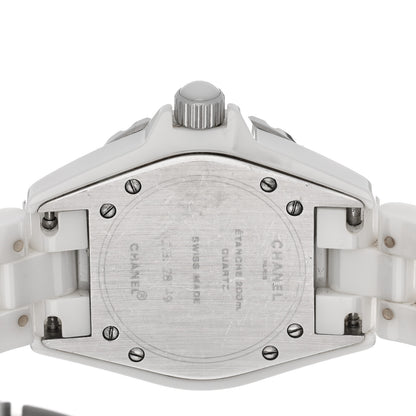 Chanel Stainless Steel Ceramic 33mm J12 Quartz Watch White 4 of 4