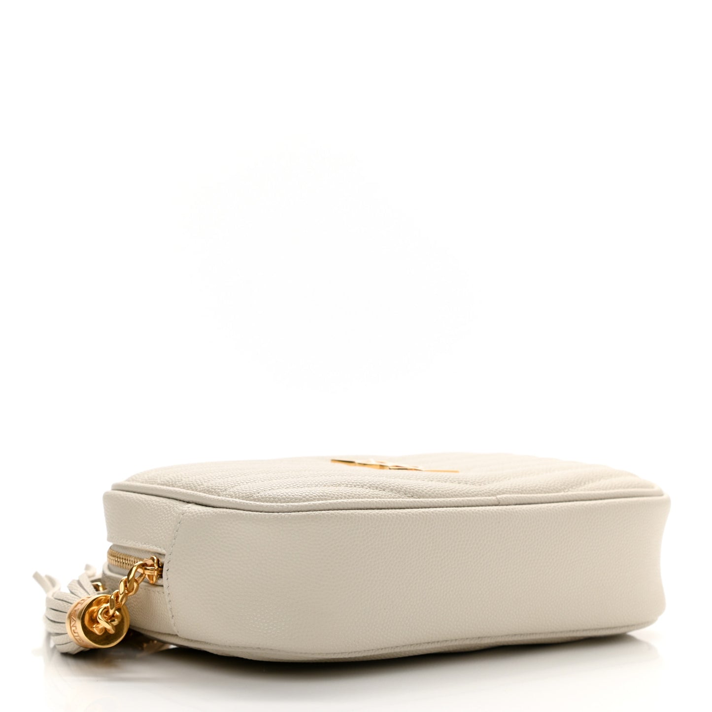 Grain De Poudre Matelasse Monogram Mini Lou Camera Bag Crema Soft