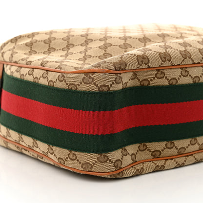 Gucci Monogram Medium Heritage Shoulder Bag Light Tobacco 9 of 10