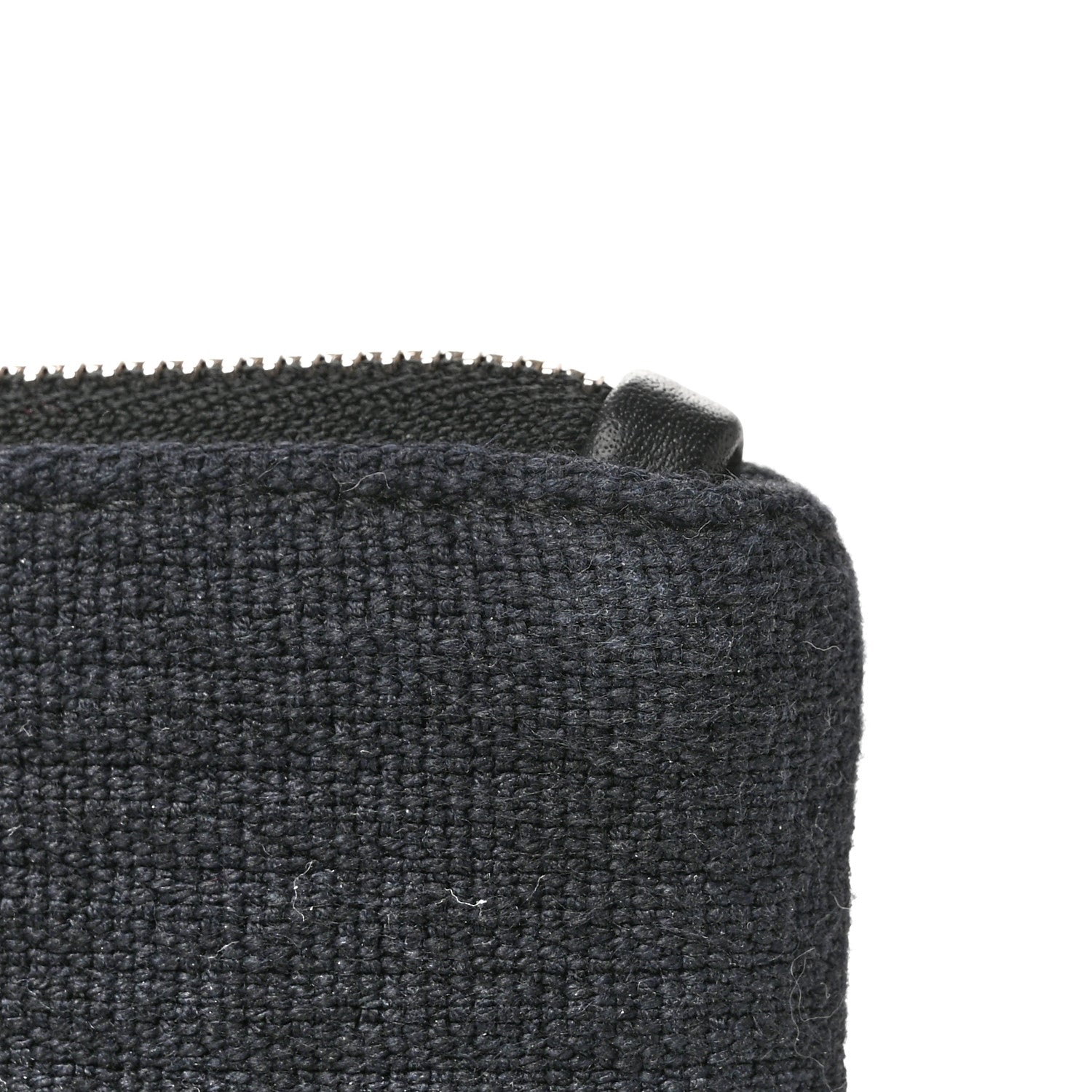 Chanel Mixed Fibers Deauville Pouch Black 7 of 8