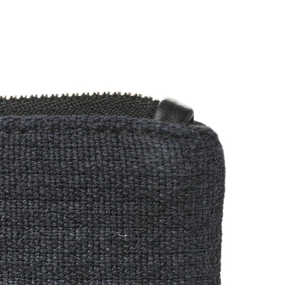 Chanel Mixed Fibers Deauville Pouch Black 7 of 8