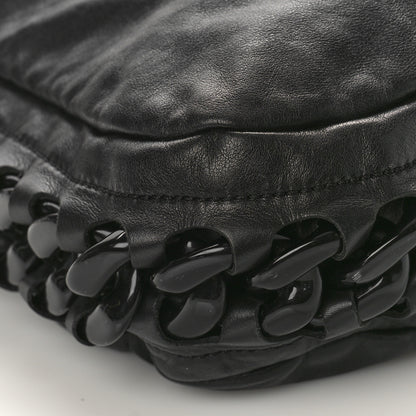 Chanel Calfskin Modern Chain Rhodoid Hobo Black 8 of 9