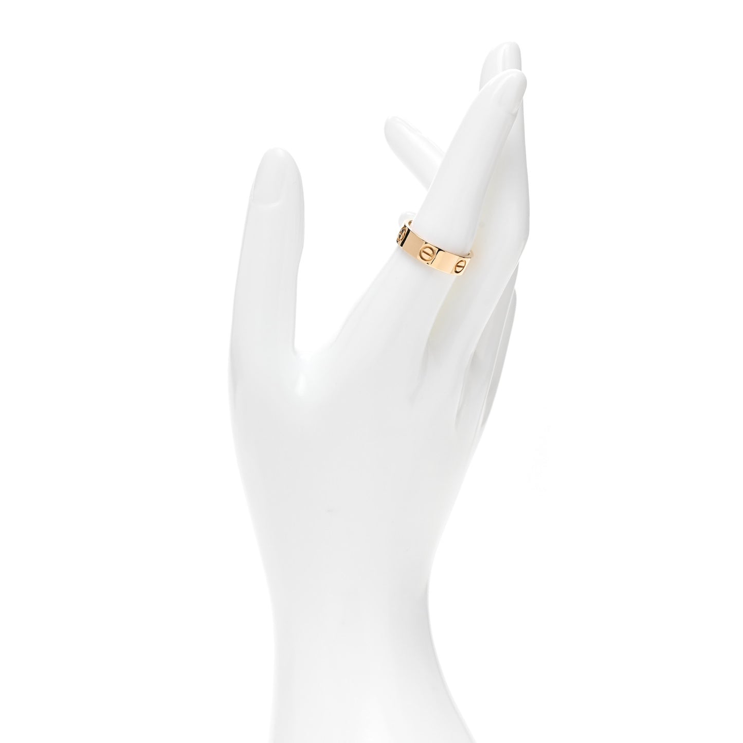 18K Yellow Gold 5.5mm LOVE Ring 55 7.25