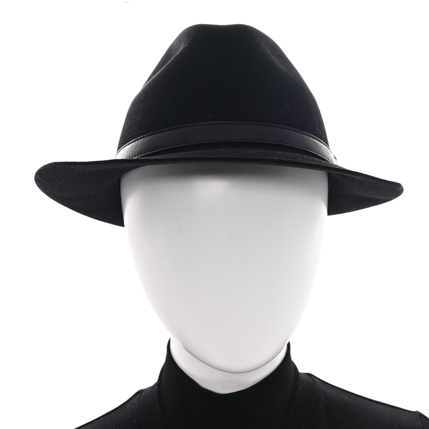 Felt Horsebit Hat L Black