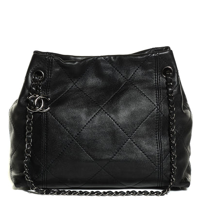 Chanel Lambskin Quilted Small Soft Touch Shoulder Bag Black 1 of 7