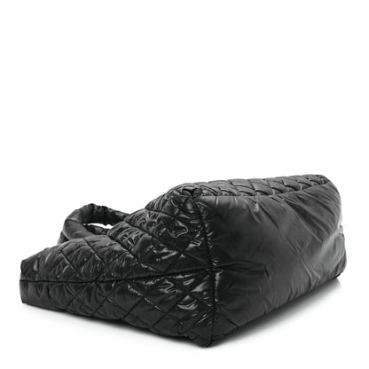 Chanel Nylon Quilted Large Coco Cocoon Tote Black 4 of 10