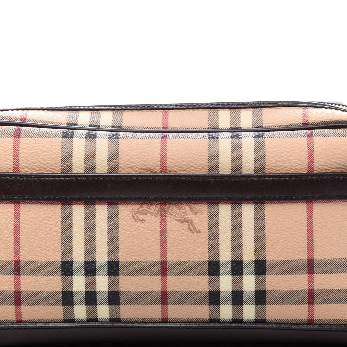 Haymarket Check Cosmetic Bag Chocolate