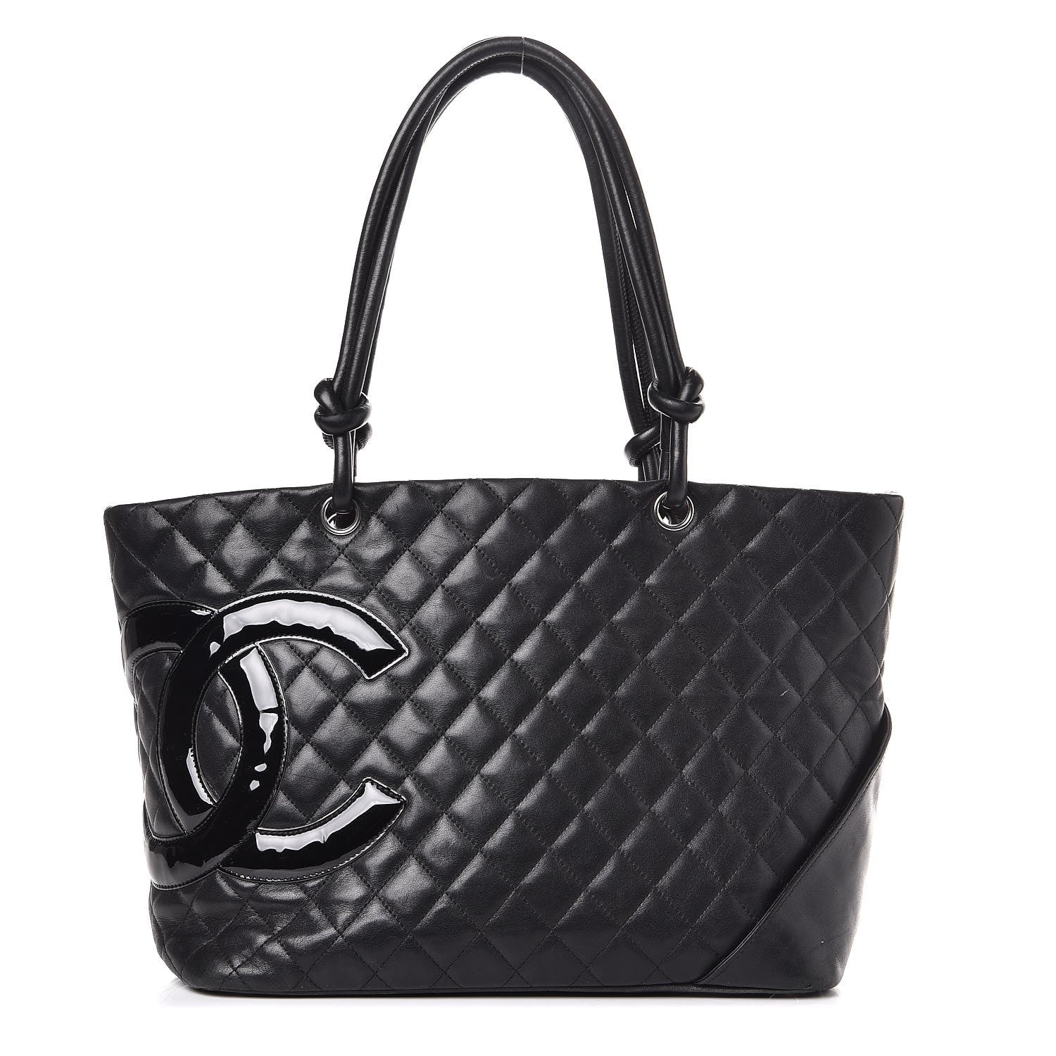 Chanel Calfskin Quilted Large Cambon Tote Black 1 of 25