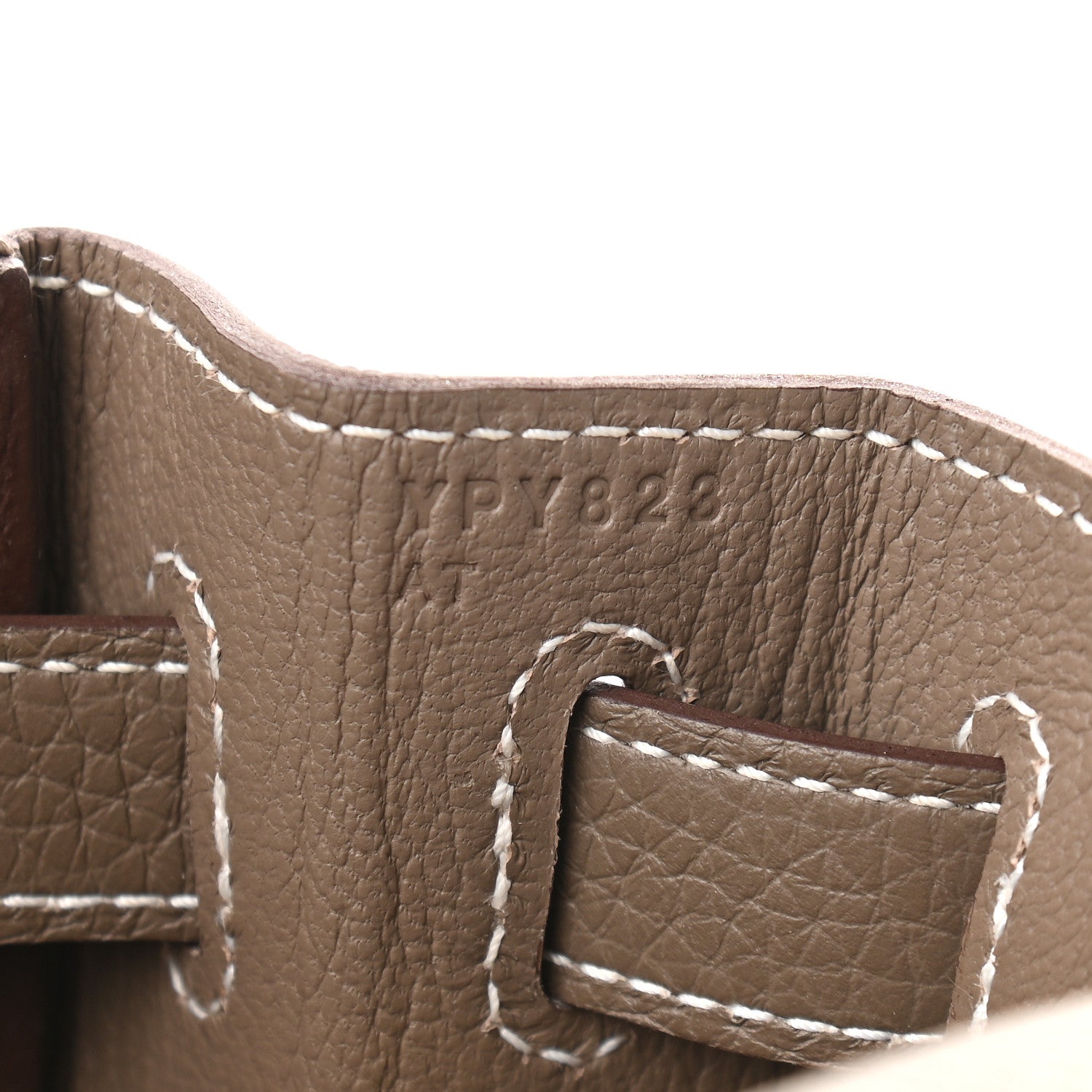 Hermes Togo Kelly Retourne 28 Etoupe 7 of 10