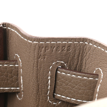 Hermes Togo Kelly Retourne 28 Etoupe 7 of 10
