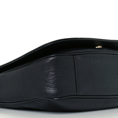 MCM Grained Calfskin Studded Crossbody Bag Black 8 of 9
