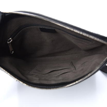 Gucci Guccissima Signature Small Messenger Bag Black 5 of 10