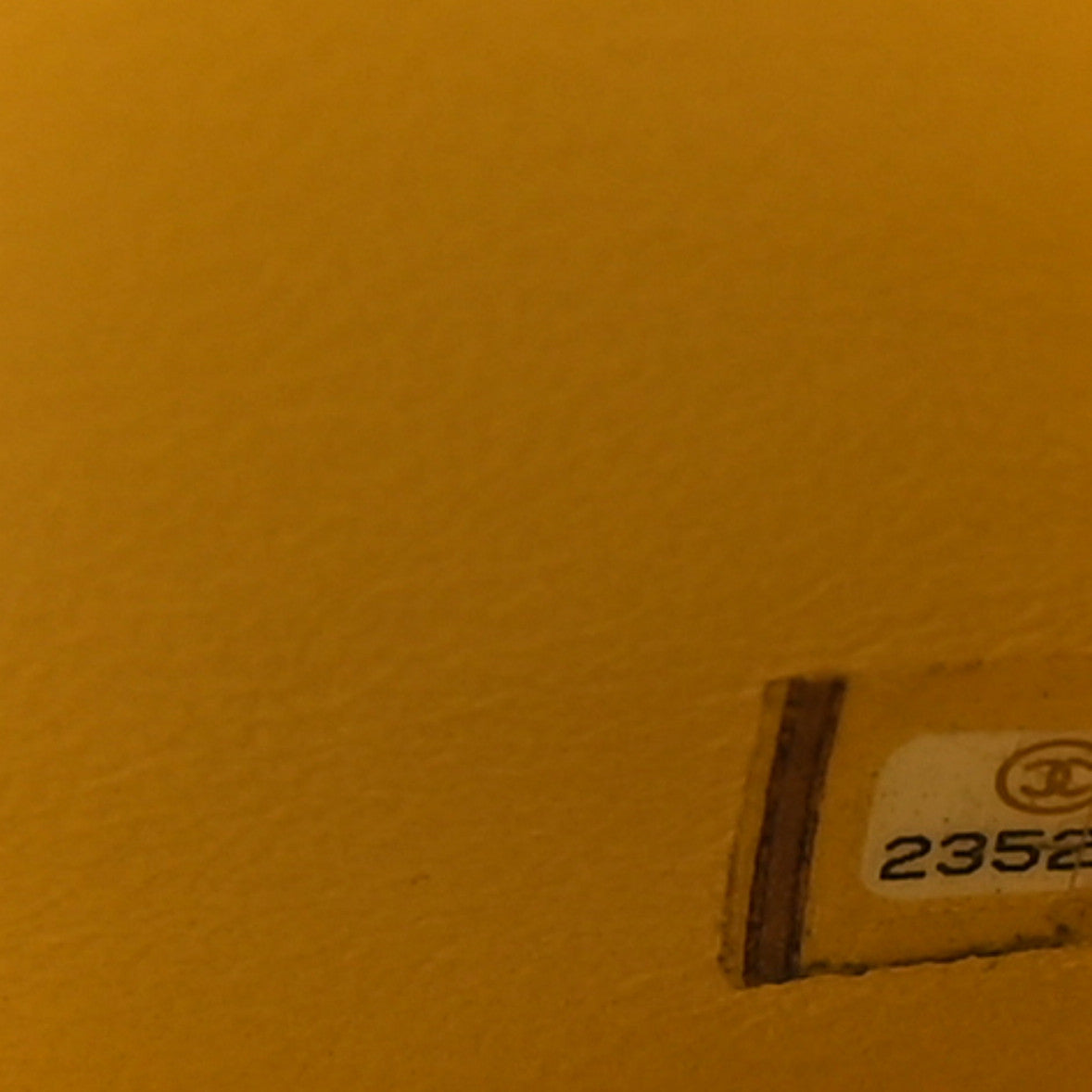Lambskin Quilted Mini Rectangular Flap Yellow