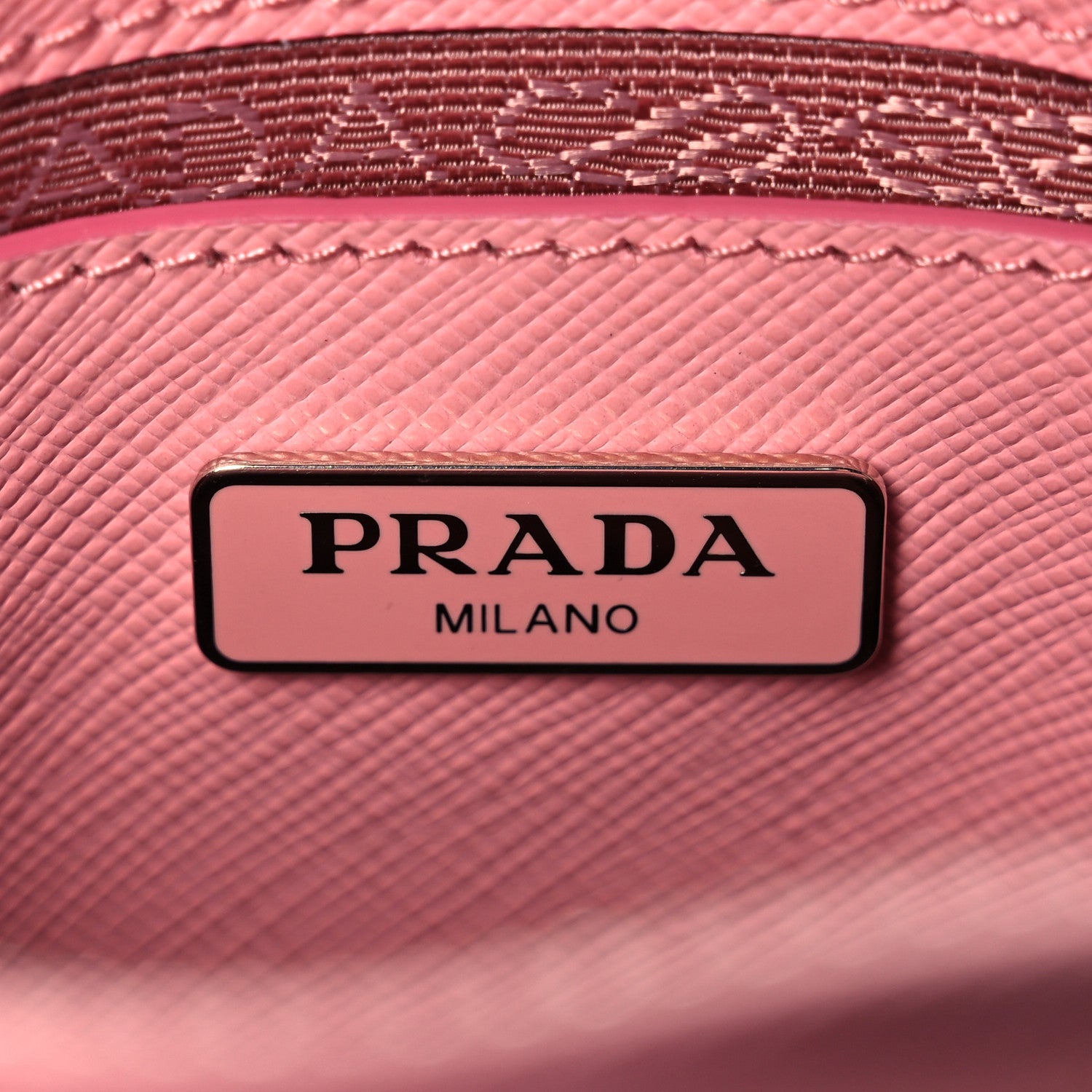 Prada Saffiano Lux Mini Promenade Tote Petalo 6 of 9
