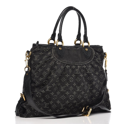 Louis Vuitton Denim Neo Cabby GM Black 3 of 8