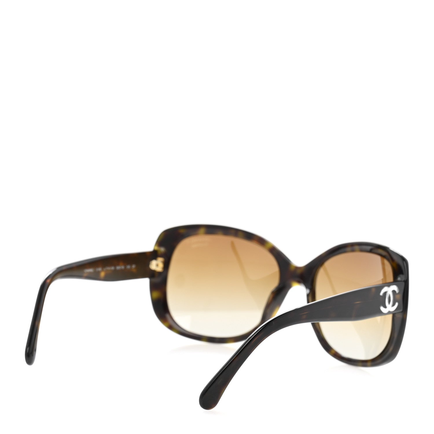 Chanel Acetate Polarized CC Sunglasses 5183 Tortoise 4 of 8