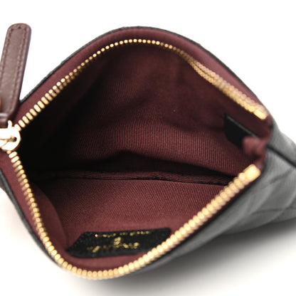 Chanel Caviar Quilted Small Cosmetic Case Black 5 of 8